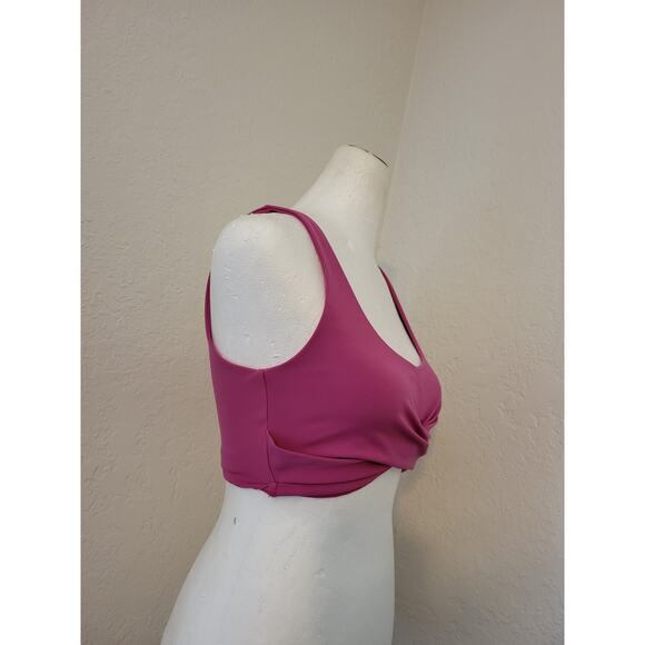 L Space Active Twist of Fate‎ Sports Bra Women's Small Fuschia Athleisure Gym - Picture 6 of 13